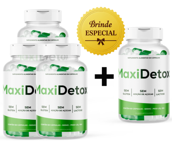 Maxidetox - Compre 3 e Leve 4