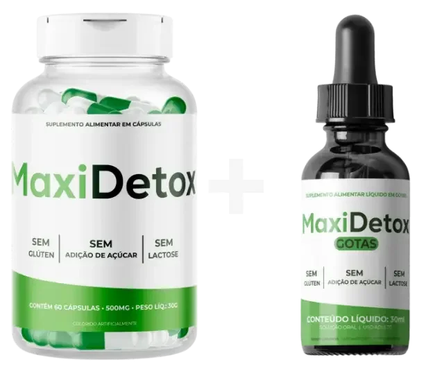 Kit Maxidetox - Cápsula + Gotas