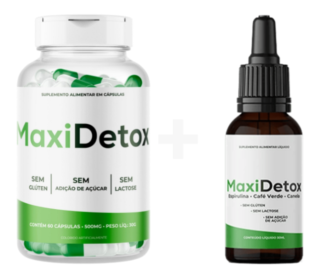 Kit Maxidetox - Cápsula + Gotas
